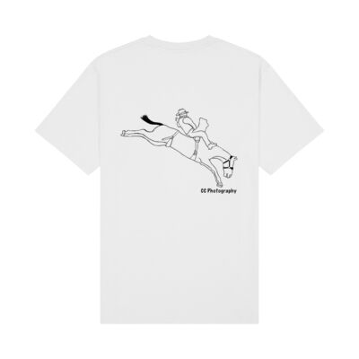 Mens Tee - Bronc Black Print Thumbnail