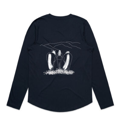 Womans Long Sleeve - Off to the Hills Thumbnail